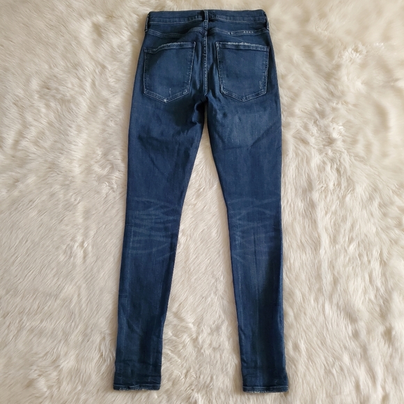 AGOLDE Sophie Skinny Jeans in Dare Wash Ripped Distressed Size 26 - Picture 6 of 15
